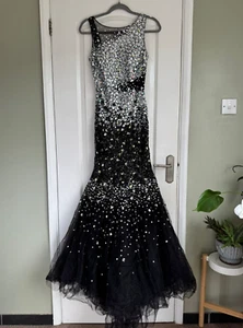 Angel Forever Black Prom Dress Occasion Dress Perfect Condition - Picture 1 of 13