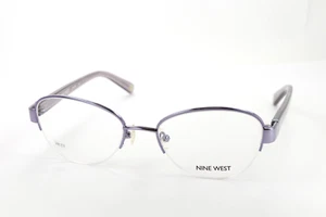 Nine West NW1054 517 Purple Grape 51-18-135 Halbrand Brillengestell X633 - Bild 1 von 12
