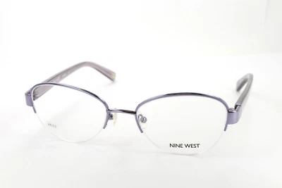 Monturas de gafas NINE WEST NW1054 517 púrpura uva 51-18-135 medio borde X633 Foto 1 de 4