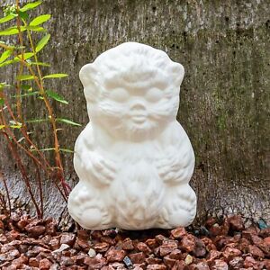 Rare Sitting Baby Star Wars Ewok 5.5" Ceramic Bisque Ready To Paint Pottery