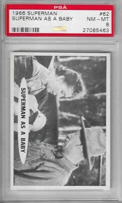 1966 The Adventures of Superman Card #62 - Picture Puzzle - Reduced - NM-MT 8 - Image 1 of 2