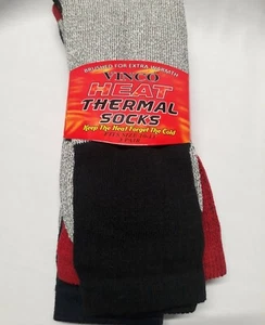  Herren Damen Thermo Socken 6 Paar 2 rot/grau, 2 blau/grau, 1 2 schwarz/grau  - Bild 1 von 4