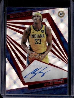 Panini Revolution Myles Turner Auto Asia 2021-22 #AG-MTN Pacers Foto 1 de 2