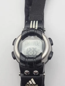 Vintage Adidas Digital Black Watch Womens New Battery Working - Picture 1 of 16