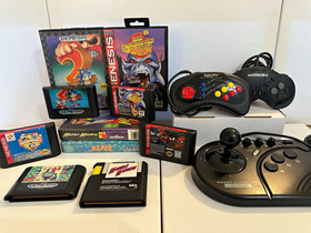 Retro Sega Genesis Collection Bundle &ndash; Games, Arcade Stick & Controllers