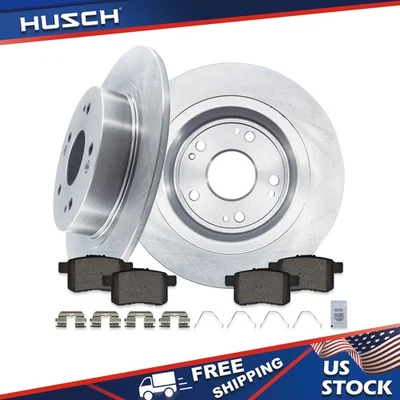 Rear Brake Pads and Rotors Kit - Exact Fit for 2009-2017 Honda Accord Acura TSX - Imagem 1 de 4