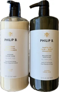 Champú y acondicionador Philip B Santa Fe cabello + cuerpo - 32 fl oz / 947 ml - suave - Imagen 1 de 2