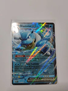 Pokemon TCG Scarlet&Violet 151 Blastoise Ex Holo Double Rare 009/165 - Picture 1 of 3