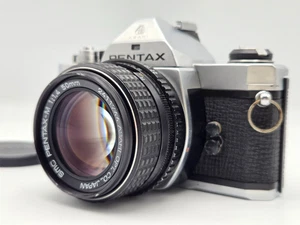 [N.MINT/Tested] Pentax MX Film Camera Silver + SMC Pentax-M 50mm F1.4 From Japan - Picture 1 of 21
