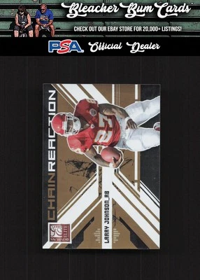 2009 Donruss Elite 25 Larry Johnson Chain Reaction Gold #/899 - Image 1 of 2