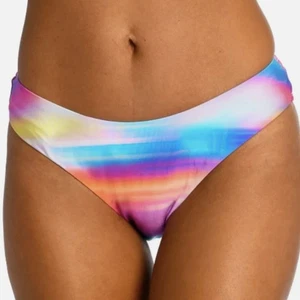 La Blanca Sunset Shores Hipster Bikini bottoms purple blue yellow red NWT - 16W - Picture 1 of 11