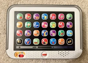 Fisher-Price Laugh & Learn Smart Stages Tablet, Bianco, Giocattolo Musicale con Luci - Foto 1 di 2