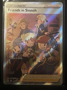 Carta Pokémon Amigos en Sinnoh 149/159 Corona Zenith Arte Completo Raro Casi Como Nuevo - Imagen 1 de 2