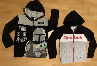 REEBOK & STAR WARS ~ Lote de 2 sudaderas para niños talla 10/12 medianas ~ ¡Nuevas!! Foto 1 de 4