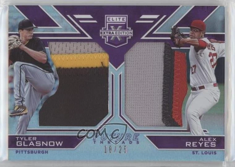 2016 Panini Elite Extra Edition Purple /25 Alex Reyes Tyler Glasnow #FTSD-GR - Image 1 of 2