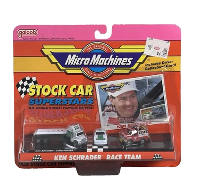 Galoob Micro Machines Ken Schrader Race Team 7432 Stock Car Superstars #3 NEW - Image 1 of 4