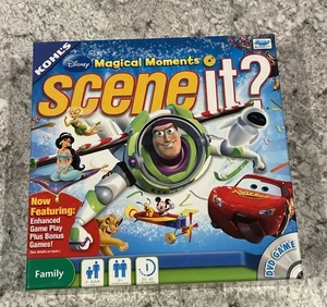 Disney Scene It? Magical Moments DVD Board Game 100% Complete - Picture 1 of 6