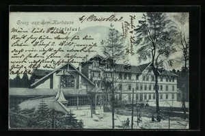 Voigtslust, Ansichtskarte, Kurhaus mit Parkanlage 1900  - Picture 1 of 2