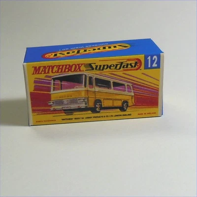 Matchbox Lesney Superfast 12e Setra Coach Bus G Style Repro Box - Image 1 of 4