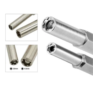 Gamebit Game & Console Security Tool Bit 3.8 & 4.5mm for SNES N64 NES GC Gameboy - Picture 1 of 10