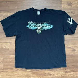 2013 Shadowrun Returns Videojuego Promo Camiseta Para Hombre 2XL Táctico RPG Negro - Imagen 1 de 8