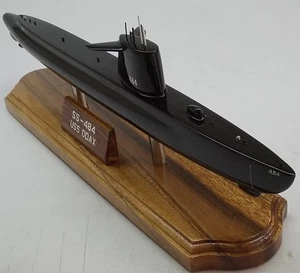 Escritorio submarino USS Odax SS-484 modelo de madera pequeño nuevo  - Imagen 1 de 1