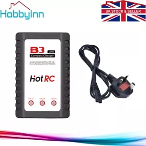 Caricabatteria 3S RC Lipo 10W 7.4V 11.1V Airsoft 2S carica batteria HotRC B3 UK - Foto 1 di 6