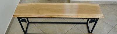 Live edge wood coffee table / bench - Image 1 of 2
