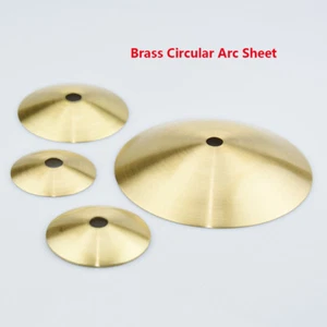 Dia 5/6/7/8/9/10/12/14/15/16cm Brass Discs Blanks Metal Arc Sheet Gasket Sheets - Picture 1 of 7