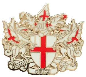 Insignia prendedor esmalte escudo de armas de Londres - Imagen 1 de 1