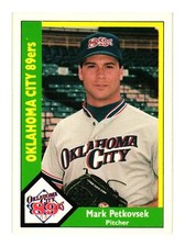 1990 CMC Oklahoma City 89ers #5 Mark Petkovsek Oklahoma City 89ers