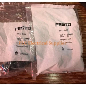 HE-2-QS-8 1PCS New Festo HE-2-QS-8 Shut-off Valve 153468 Free Shipping HE2QS8 - Picture 1 of 4