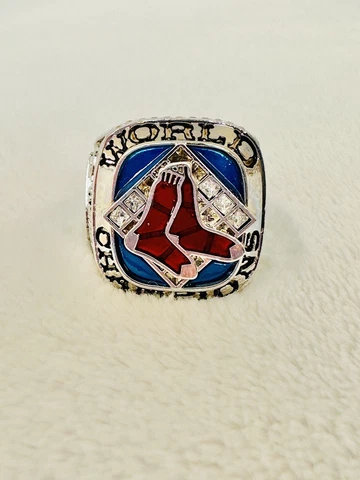 2007 Red Sox World Series Silver Championship Ring, 🇺🇸 SHIP Cover