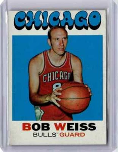 1971-72 Topps Bob Weiss Basketball Card Chicago Bulls #128 - Picture 1 of 2