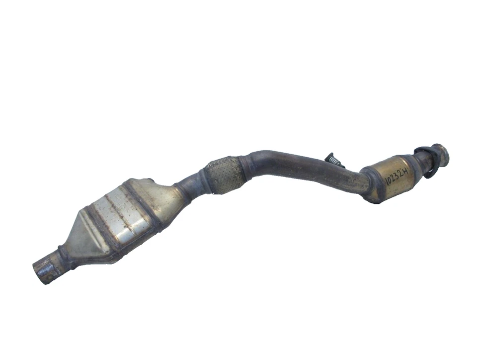 AUDI S4 2004-2009 4.2 V8 B6 LADO IZQUIERDO CONDUCTOR GATO ESCAPE SILENCIADOR TUBO FABRICANTE ORIGINAL 102324 Foto 1 de 4