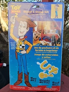 New Disney Pixar Toy Story 2 Stencil & Stamp Set - Picture 1 of 8