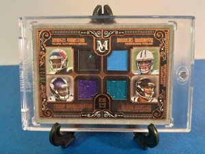 Topps 2015 Museum,Winston,Bridgewater, Bortles,Mariota.Quad Relic Copper 4/50.NM