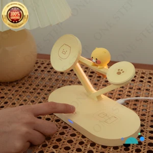 Kakao Friends Chunsik 5in1 High-Speed ​​Wireless Charger Stand LED Mood Light - Picture 1 of 8