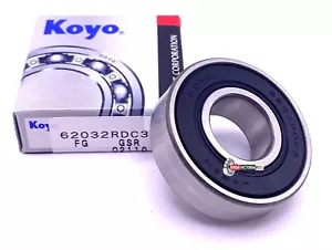 KOYO Japan 6203 2RDD C3 Ball Bearing, Rubber Sealed 16620-0H020 17x40x12 mm - Picture 1 of 4