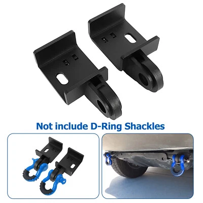 Soportes de montaje de gancho de remolque delantero demonio soporte de anillo en D para Toyota Tacoma 2009-23 Foto 1 de 4
