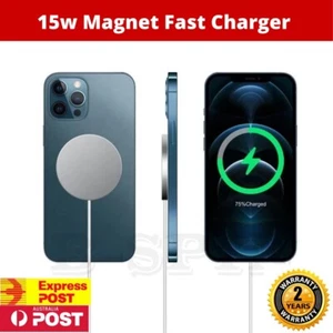 For iphone MagSafe 16 15 14 13 12 Max Mini Charging Magnetic Wireless Charger - Picture 1 of 12