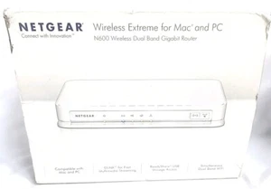 NETGEAR N600 Dual Band Wi-Fi Gigabit Router do komputerów Mac i PC Open Box - Zdjęcie 1 z 5