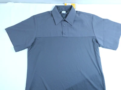 SPIEWAK SBLPP30 BASE LAYER UNIFORM POLO SHIRT SHORT SLEEVE GRAY LARGE - Image 1 of 2