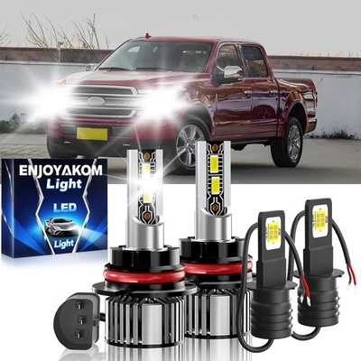 Faro LED alto/bajo bombillas antiniebla Plug & Play para Ford F-Super Duty 1994-1997 Foto 1 de 4