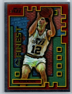 1995-96 Finest #M29 John Stockton Mystery - Image 1 of 2