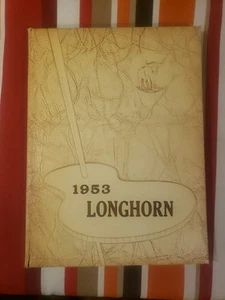 1953 HARPER HIGH SCHOOL YEARBOOK HARPER TEXAS GRADES 1 THRU 12 LONGHORN - Picture 1 of 3