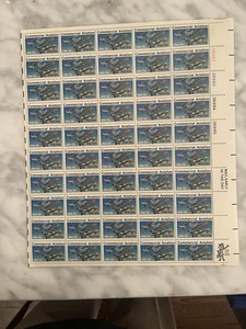 US Scott 1684, Commercial Aviation, 50 Yrs., 1976, Full mint sheet of 50, NH - Picture 1 of 1