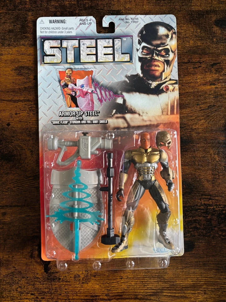 1997 Kenner Steel "armor up Steel" Action Figure