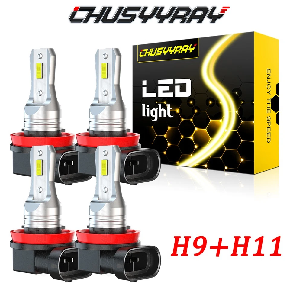 For Nissan Kicks 2017 - 2021 LED Headlight Bulbs High&Low Beam Combo Kit 6000K - Image 1 of 4