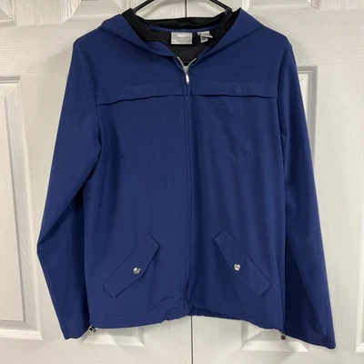 Chico’s Zenergy women’s size 0 /Small ,Blue performance hoodie Jacket - Image 1 of 3